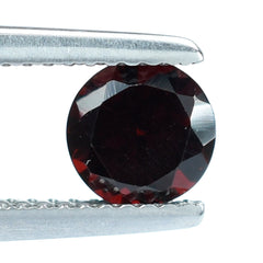 DARK RED GARNET CUT ROUND 6MM 1.12 Cts.