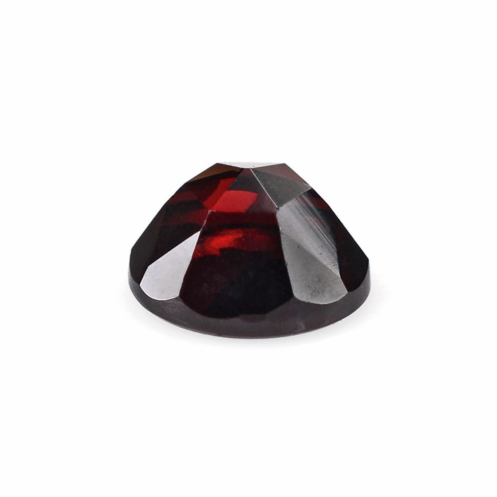 DARK RED GARNET ROSE CUT ROUND CAB 6MM 1.10 Cts.