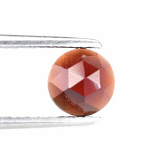 DARK RED GARNET ROSE CUT ROUND CAB 6MM 1.10 Cts.