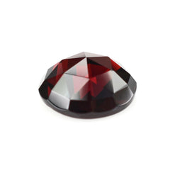 DARK RED GARNET ROSE CUT ROUND CAB 8MM 2.60 Cts.