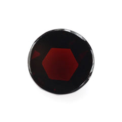 DARK RED GARNET ROSE CUT ROUND CAB 8MM 2.60 Cts.
