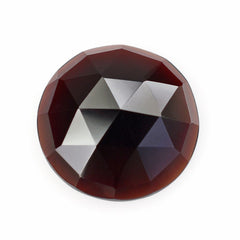 DARK RED GARNET ROSE CUT ROUND CAB 10MM 2.8 Cts.