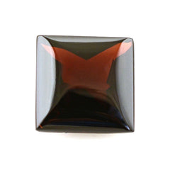 DARK RED GARNET PRINCESS CUT SQUARE (BLACK) 10MM 5.65 Cts.