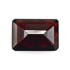 DARK RED GARNET CHECKER CUT OCTAGON 13X9MM 6.7 Cts.