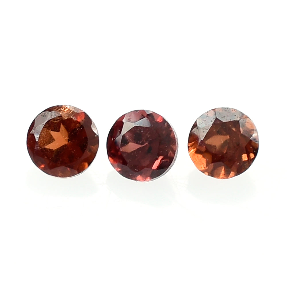 RED GARNET CUT ROUND 1.75MM 0.03 Cts.