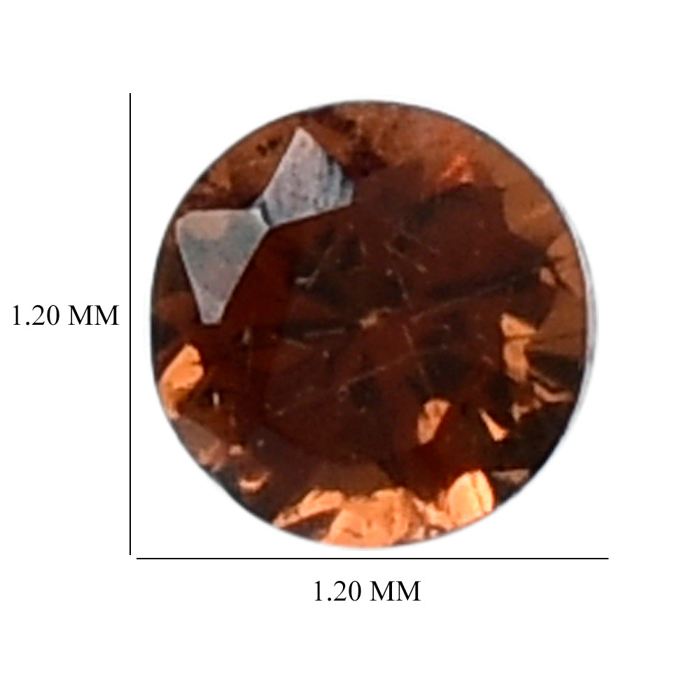 RED GARNET CUT ROUND 1.20MM 0.01 Cts.