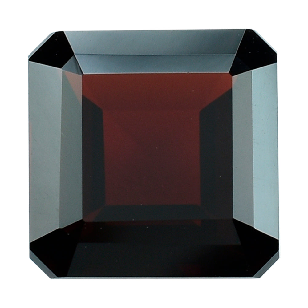 RED GARNET CUT SQUARE-OCTAGON 10MM 5.57 Cts.