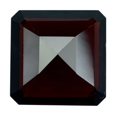 RED GARNET CUT SQUARE-OCTAGON 10MM 5.57 Cts.
