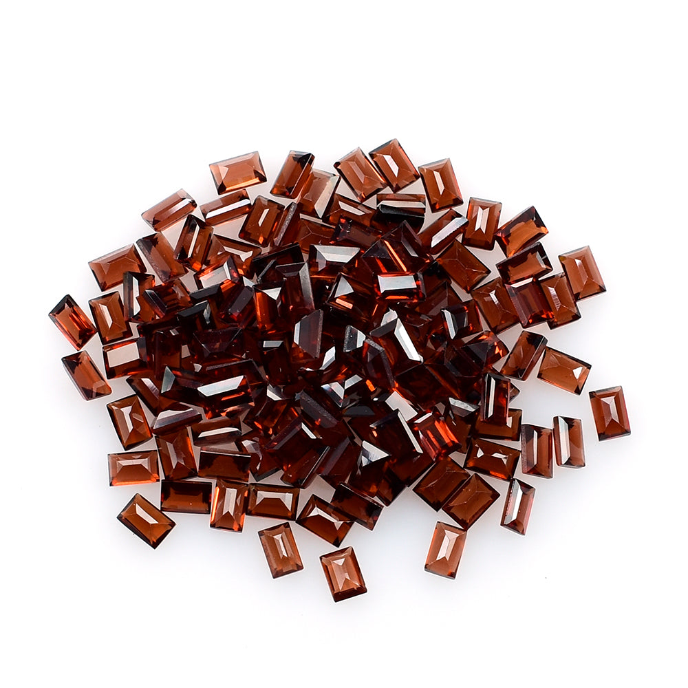 RED GARNET CUT BAGUETTES 3X2MM 0.11 Cts.