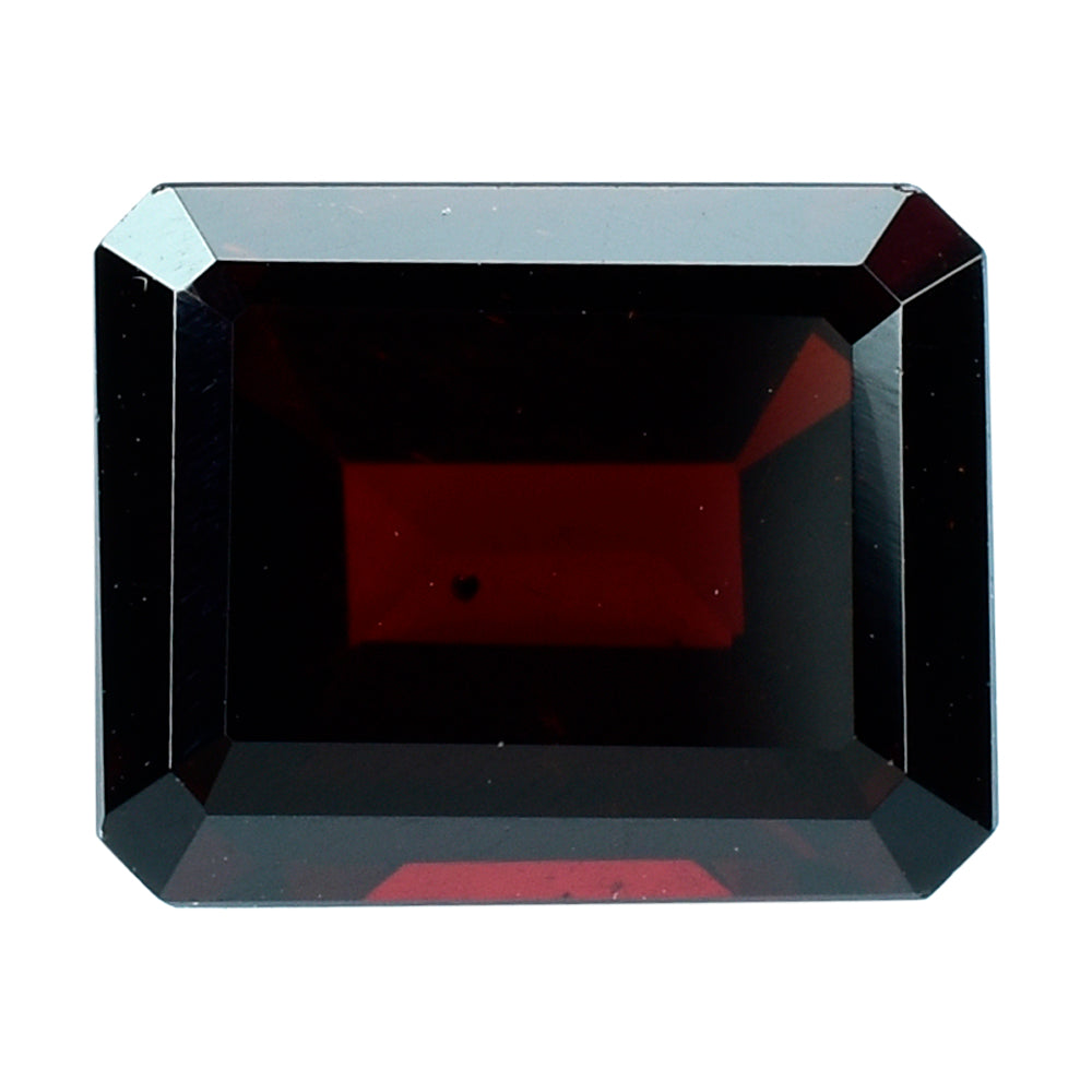 RED GARNET CUT OCTAGON (DARK) 10X8MM 4.48 Cts.