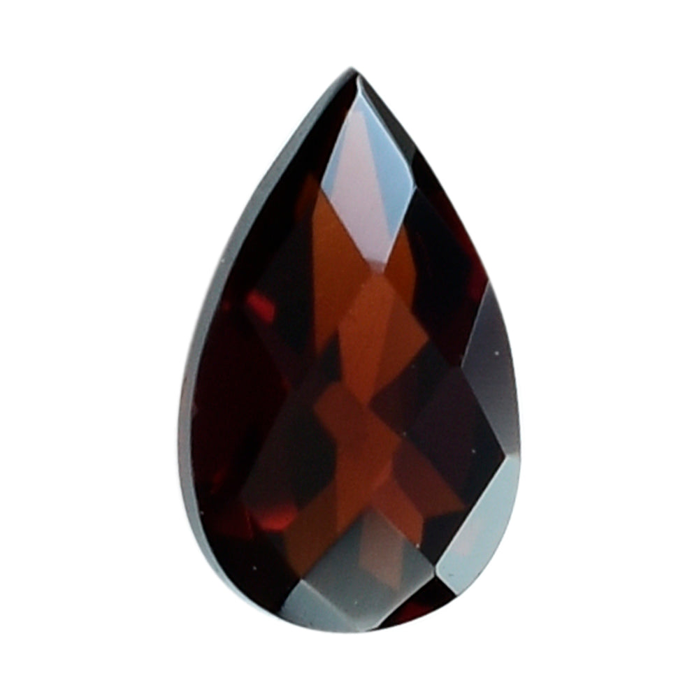 RED GARNET CHECKER CUT PEAR 5X3MM 0.29 Cts.