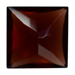RED GARNET BUFFTOP PRINCESS CUT SQUARE 7.00MM 2.29 Cts.