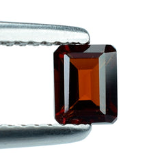 RED GARNET CUT OCTAGON 5X4MM 0.59 Cts.