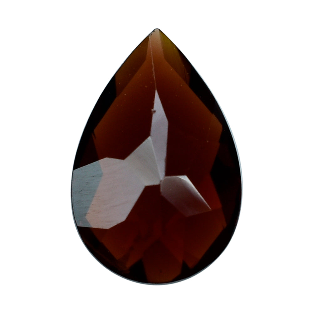 RED GARNET CHECKER CUT PEAR 9X6MM 1.47 Cts.