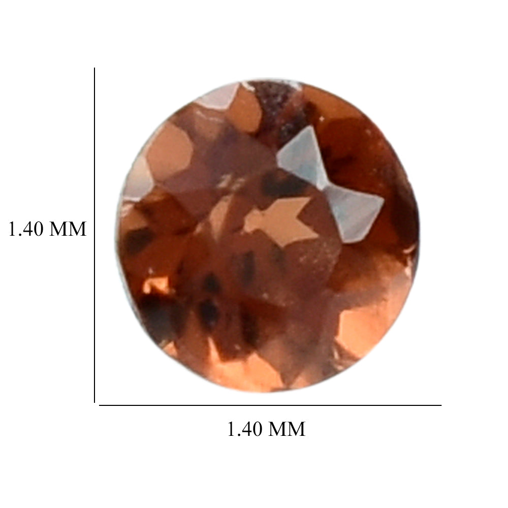 RED GARNET CUT ROUND 1.40MM 0.02 Cts.