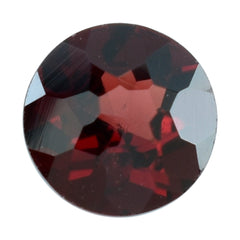 RED GARNET IRREGULAR CUT ON TOP ROUND 7.00MM 1.40 Cts.
