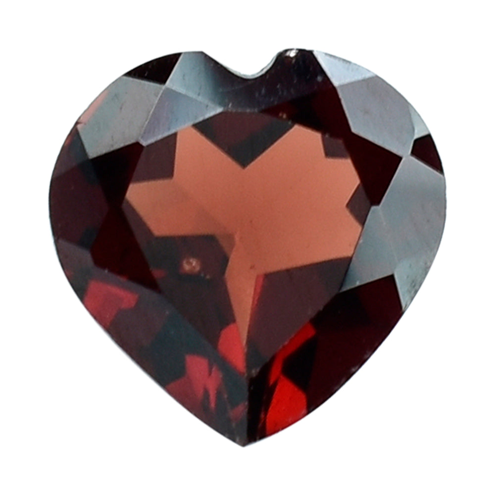 RED GARNET CUT HEART 7.00MM 1.15 Cts.