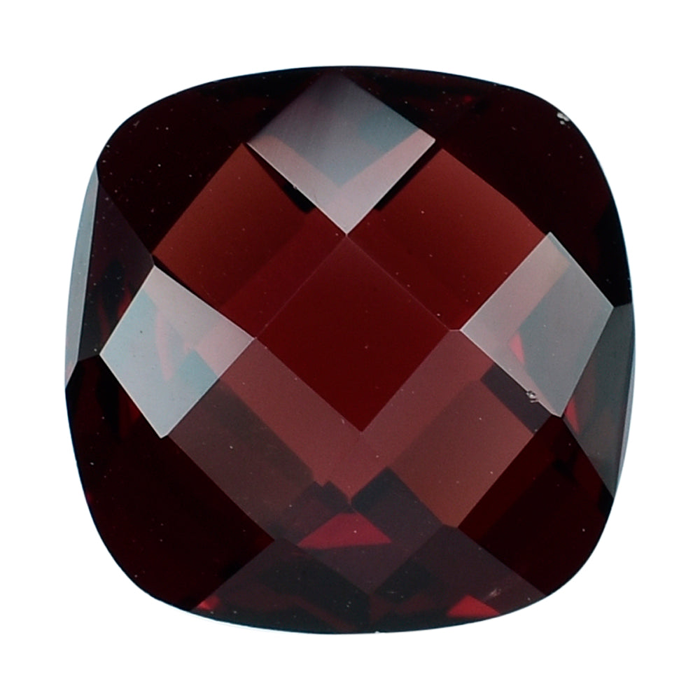 RED GARNET BRIOLETTE CUSHION 11MM 5.66 Cts.