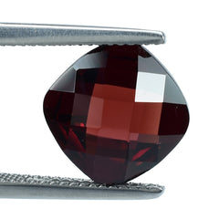 RED GARNET BRIOLETTE CUSHION 11MM 5.66 Cts.