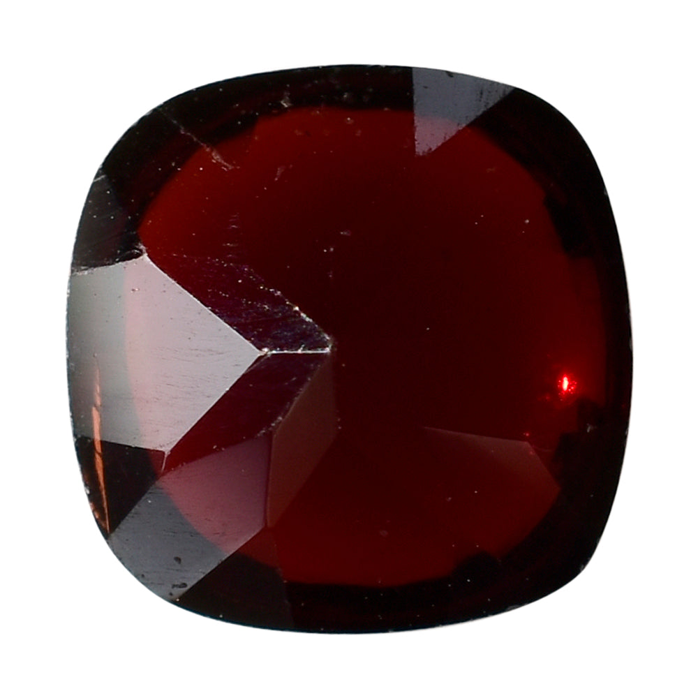 RED GARNET BUFFTOP CUSHION 8MM 2.64 Cts.