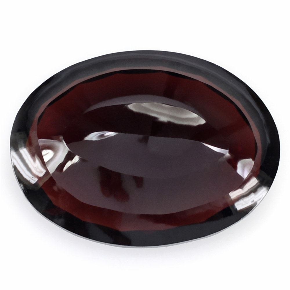RED GARNET SWIRL CUT OVAL (DES#84) 16X12MM 9.50 Cts.