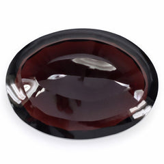 RED GARNET SWIRL CUT OVAL (DES#84) 16X12MM 9.50 Cts.