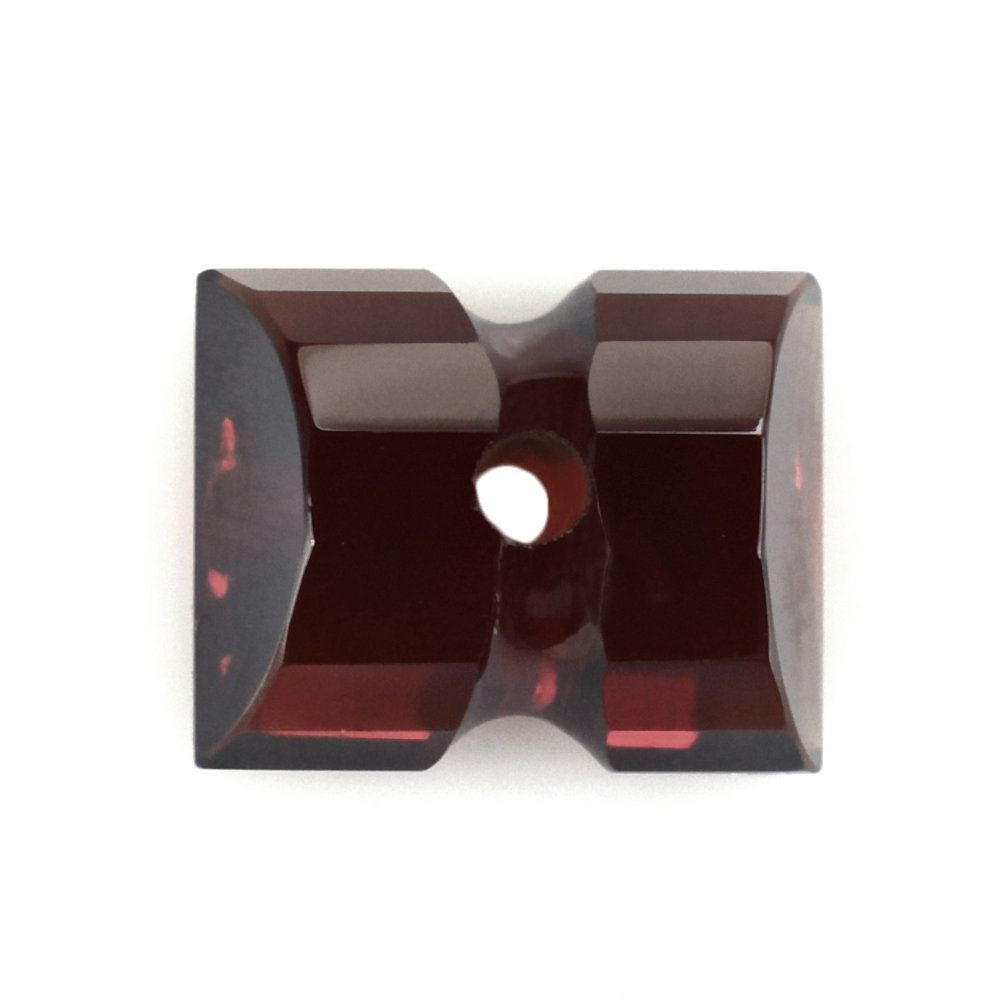RED GARNET BAGUETTES CAB WITH CARVED BELT (FULL DRILL) 10X8MM 4.23 Cts.