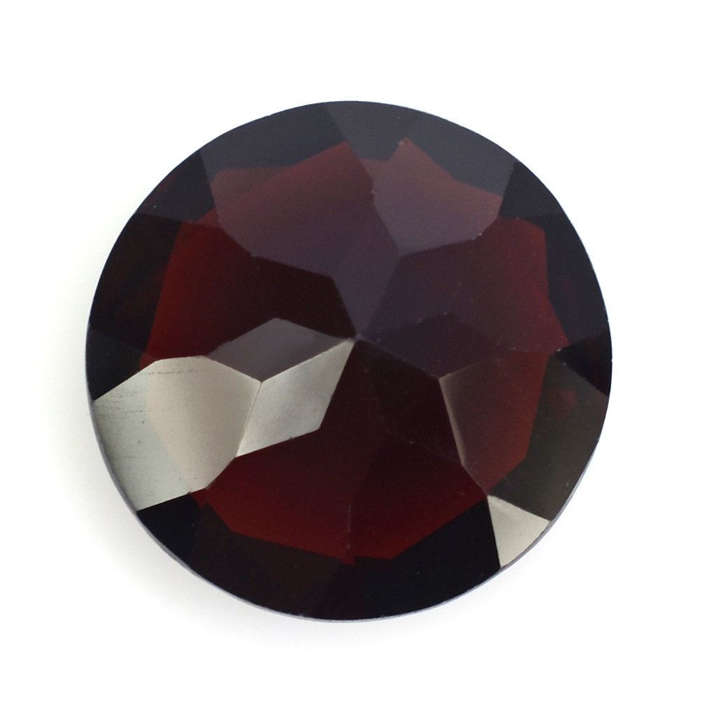 RED GARNET CUT ROUND (DARK) 11MM 5.66 Cts.