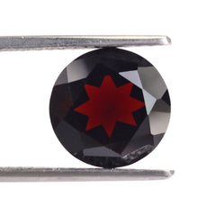 RED GARNET CUT ROUND (DARK) 11MM 5.66 Cts.