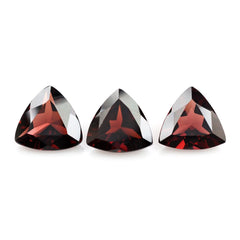 RED GARNET CUT TRILLION 9MM  2.42 Cts.