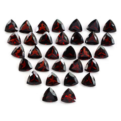 RED GARNET CUT TRILLION 9MM  2.42 Cts.