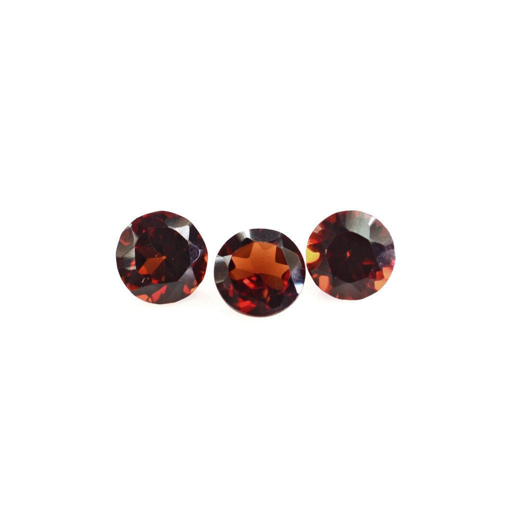 RED GARNET (OPEN) CUT ROUND 3MM 0.14 Cts.