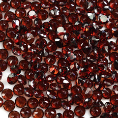 RED GARNET (OPEN) CUT ROUND 3MM 0.14 Cts.