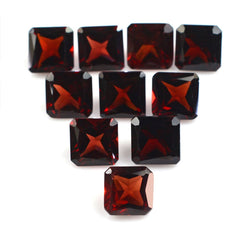 RED GARNET CUT SQUARE-OCTAGON 7MM 1.91 Cts.