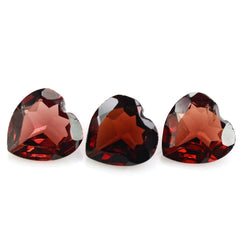 RED GARNET CUT HEART (MEDIUM/CLEAN) 6MM 0.80 Cts.