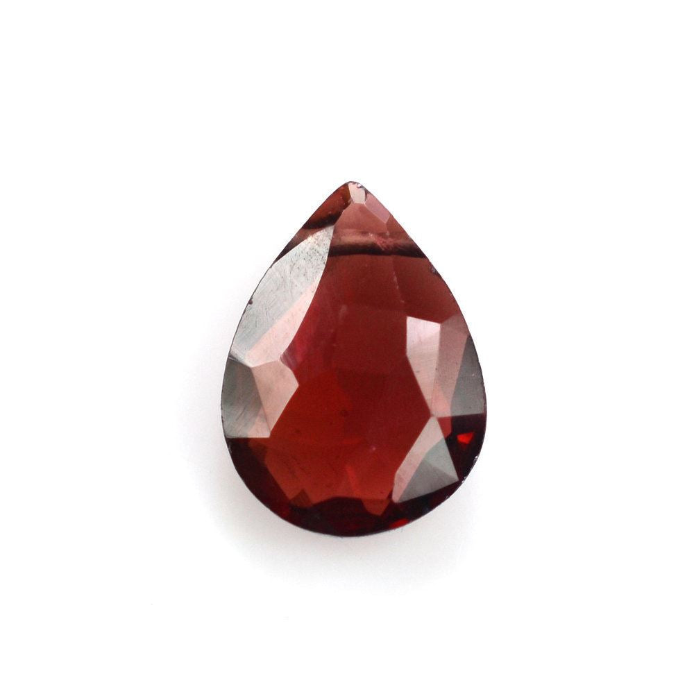 RED GARNET ROSE CUT BRIOLEETE PEAR (FULL DRILL) 7.50X5.50MM 1.18 Cts.