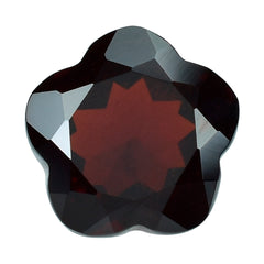 RED GARNET (MEDIUM) CUT FLOWER 5 LEAF 8MM (TH.4.80-5.20MM) 2.59 Cts.