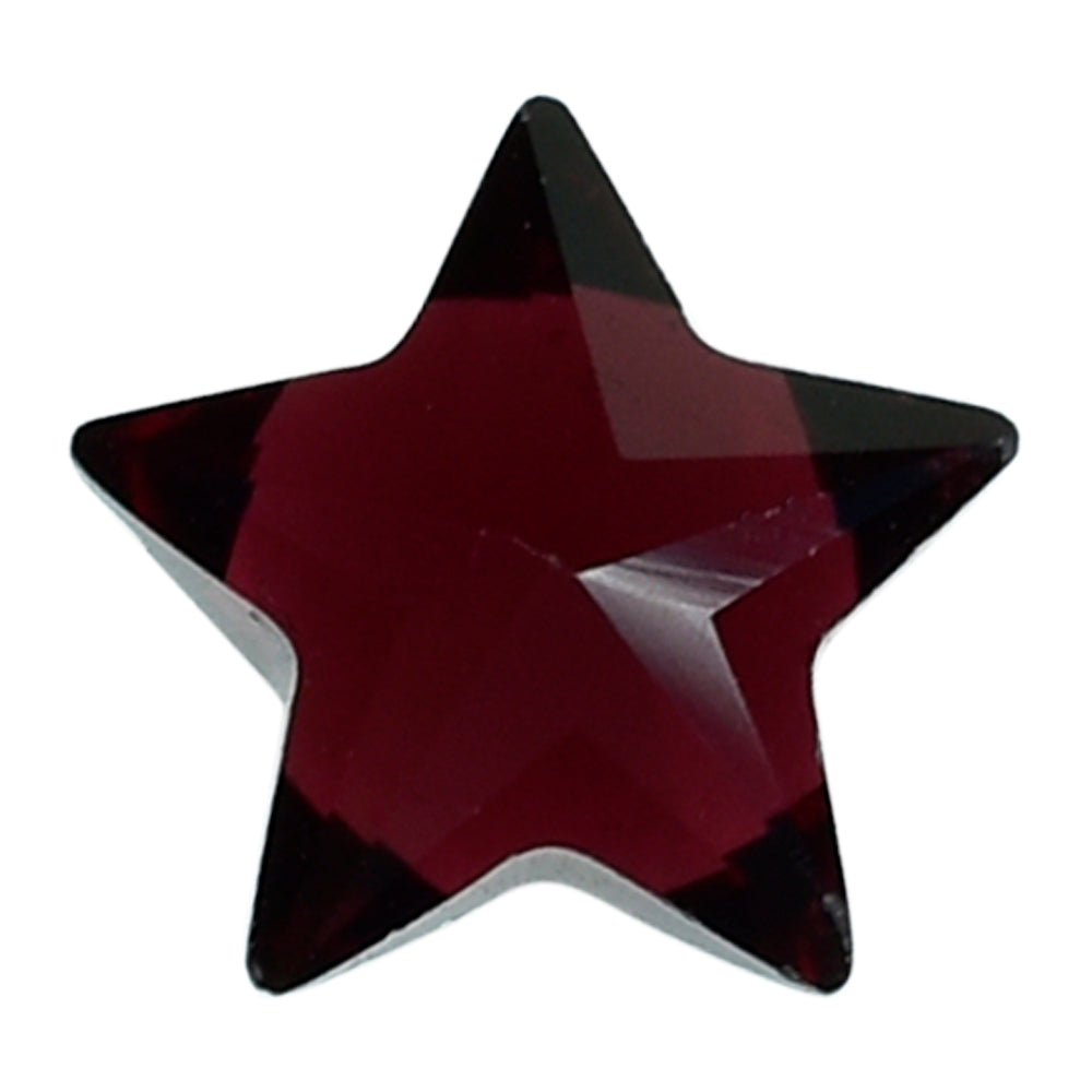 RED GARNET (OPEN) CUT STAR 6MM (TH.-3.90-4.30MM) 1.00 Cts.