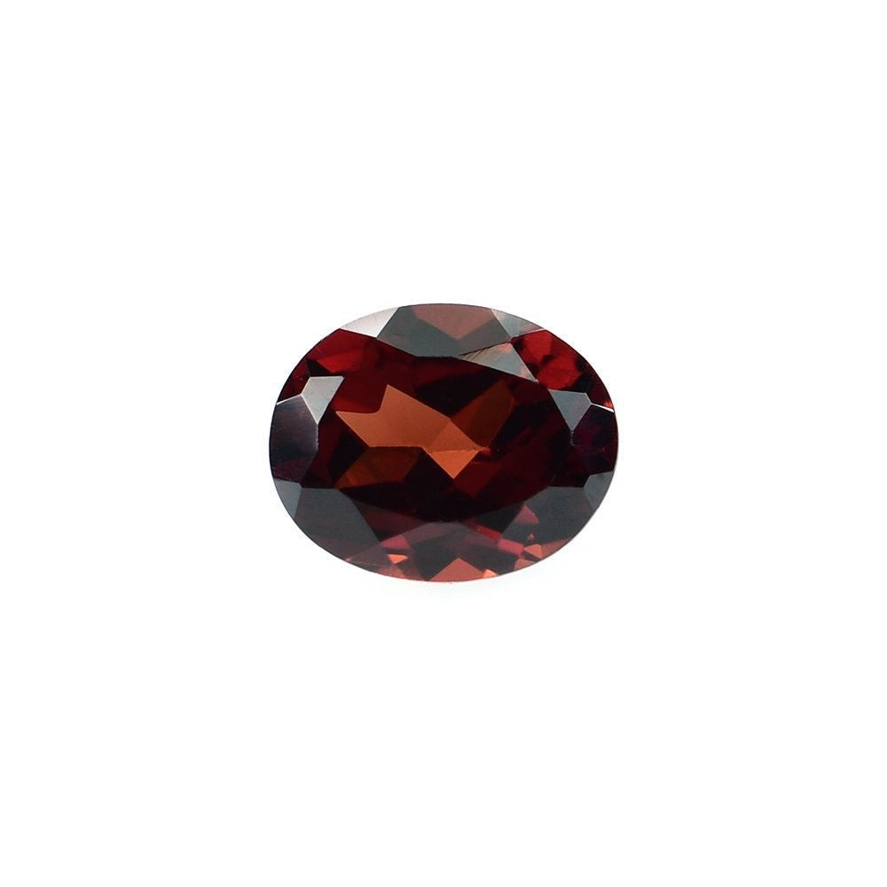RED GARNET CUT OVAL (OPEN RED/CLEAN) 6X5MM 0.73 Cts.