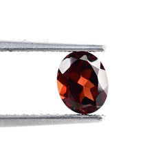 RED GARNET CUT OVAL (OPEN RED/CLEAN) 6X5MM 0.73 Cts.