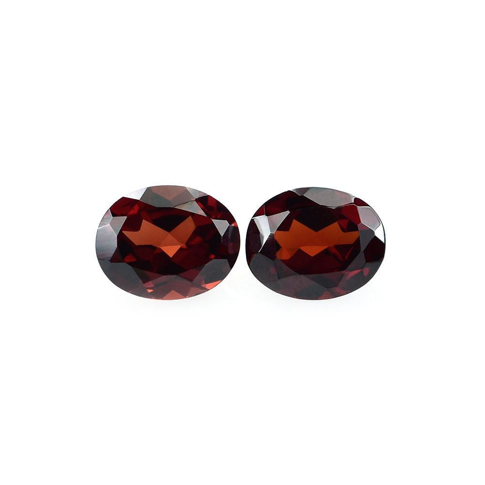 RED GARNET CUT OVAL (OPEN RED/CLEAN) 6X5MM 0.73 Cts.