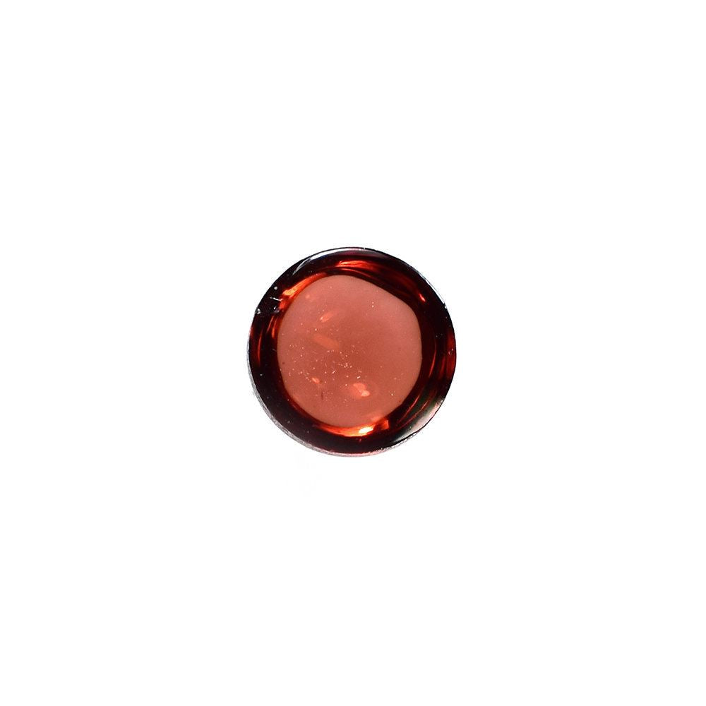 RED GARNET PLAIN ROUND CAB (OPEN RED/SI) 4.00MM 0.42 Cts.