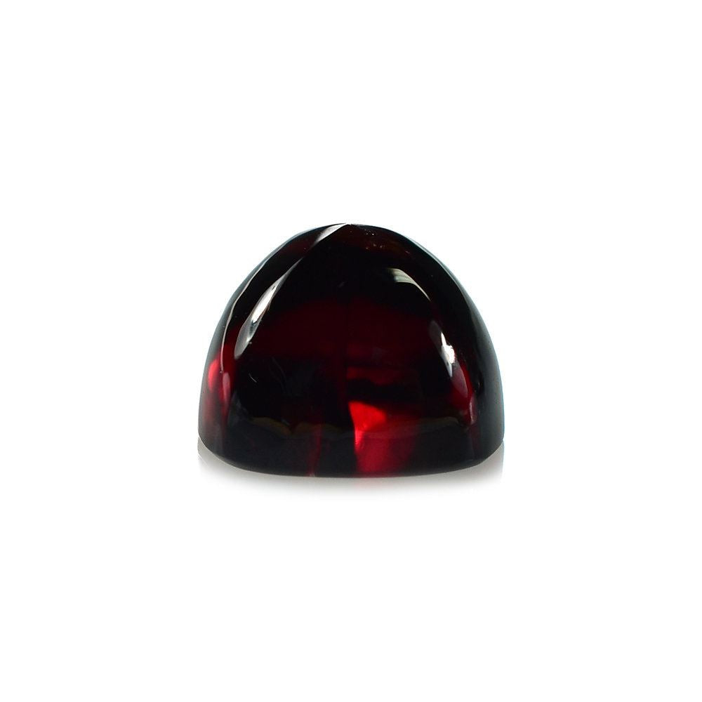 RED GARNET SUGARLOAF CUSHION CAB (MEDIUM/HI) 7X7MM 1.66 Cts.