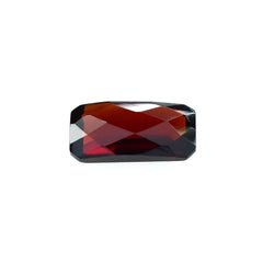 RED GARNET CHECKER CUT OCTAGON (DARK/CLEAN) 8X4MM 1.00 Cts.