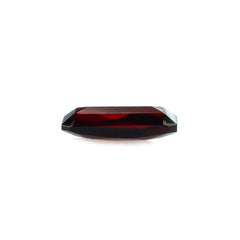 RED GARNET CHECKER CUT OCTAGON (DARK/CLEAN) 8X4MM 1.00 Cts.