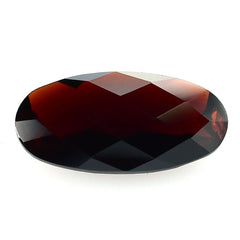 RED GARNET CHECKER CUT OVAL (DARK/HI) 18X9MM 5.90 Cts.
