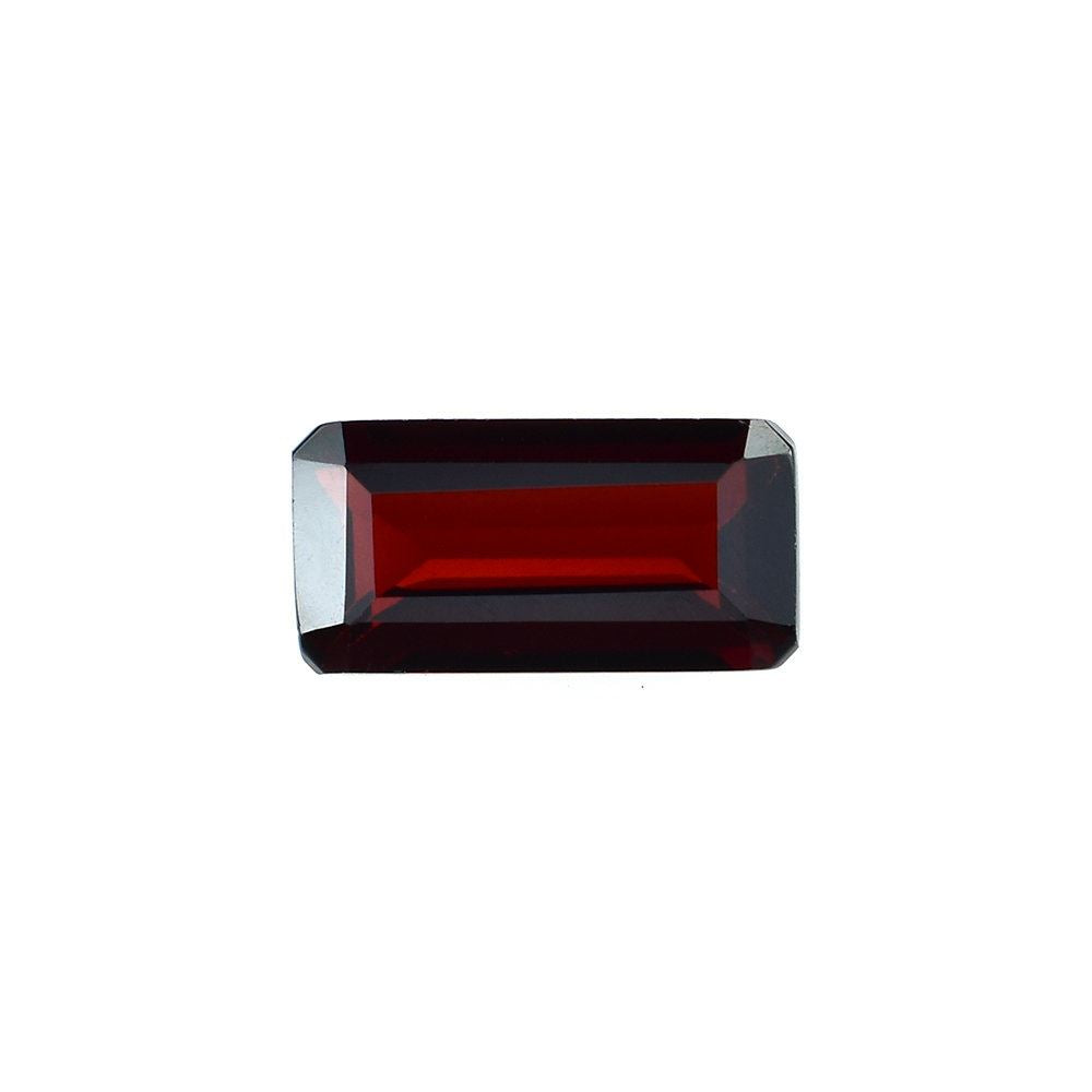 RED GARNET STEP CUT OCTAGON (DARK/CLEAN) 8X4MM 1.02 Cts.