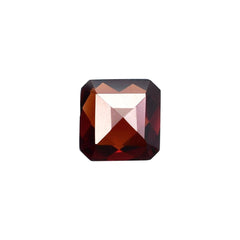 RED GARNET CHECKER CUT TOP GEMSTONE BACK OCTAGON (MEDIUM/CLEAN) 5X5MM 0.75 Cts.