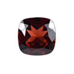 RED GARNET CUT CUSHION (OPEN RED/HI) 9X9MM 4.05 Cts.