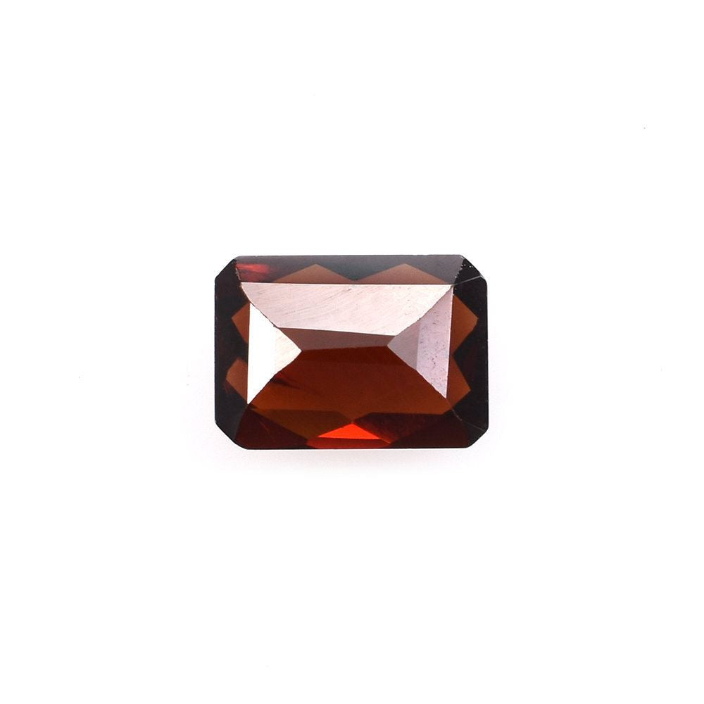 RED GARNET CHECKER CUT GEMSTONE BACK OCTAGON (MEDIUM/SI) 7X5MM 1.05 Cts.